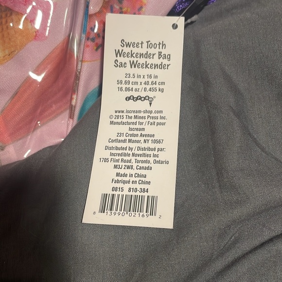 Sweet tooth weekender bag - Picture 2 of 2